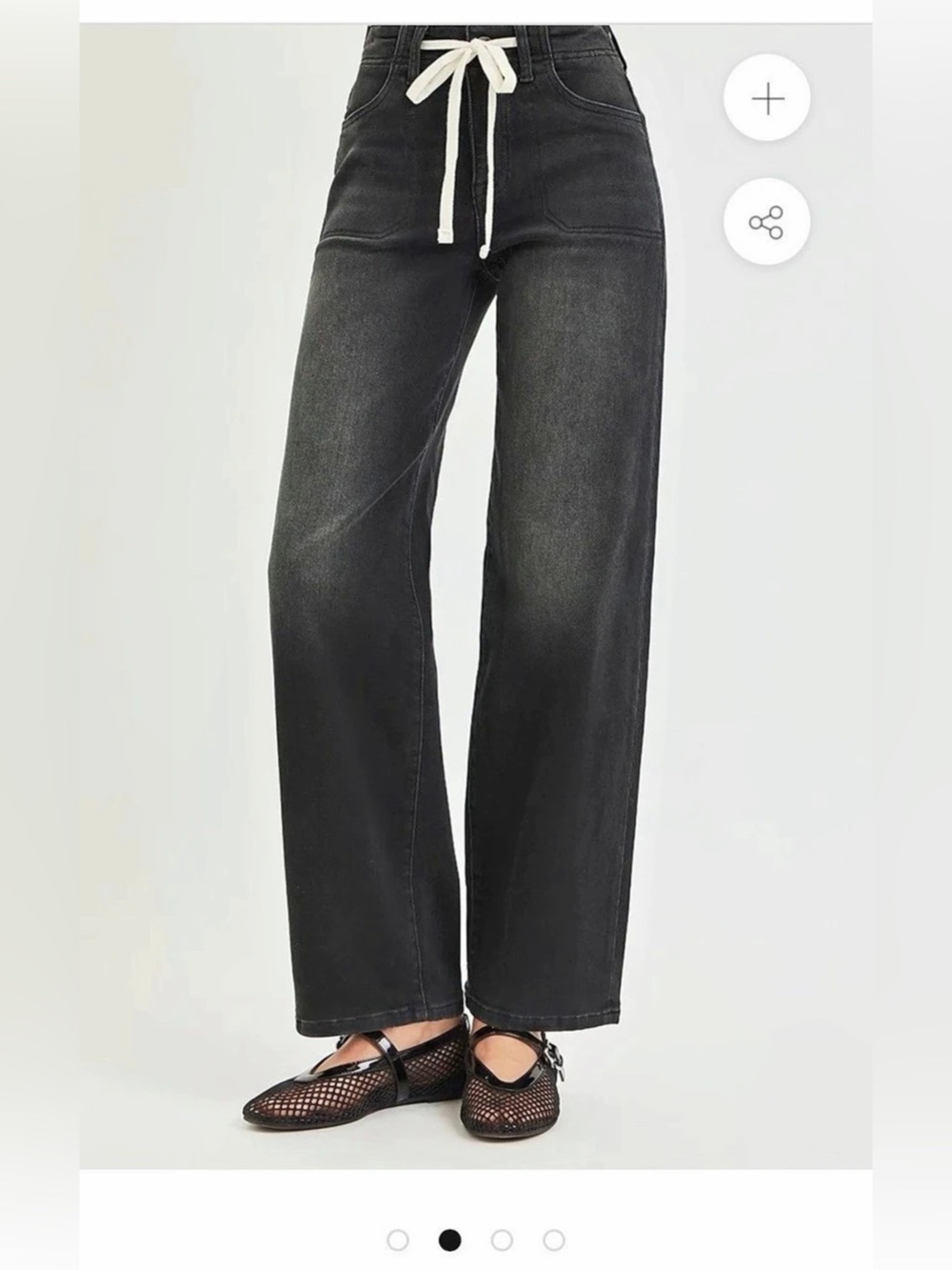 Risen jeans in Black Size 7/8 NWT